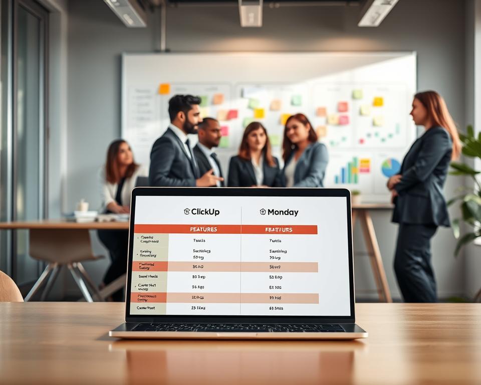 ClickUp vs Monday for team collaboration